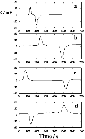 Action potentials in potato plant 